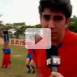 Marcelo Adnet da Entrevista Como Jogador de Futebol