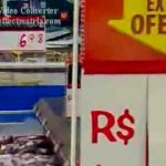 Gato no Açougue do EXTRA Hipermercado