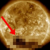 Foto da NASA Registra Enorme 'Buraco' no Sol
