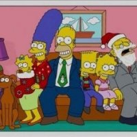 A Evolução dos Simpsons em Cartões de Natal