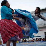 Luta Livre de Donas de Casa na Bolívia