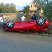 Acidente com Ferrari F-430