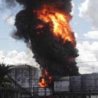 Incêndio Gigante em Santos