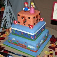 Criativos Bolos de Casamento com Super Mario Bros