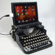 A Máquina de Escrever em Monitor
