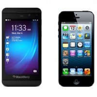 Comparação do BlackBerry Z10 Com o iPhone 5