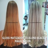 Cabelos Alaranjados ou Amarelados - Gloss Matizador 3d Blond Black Magic Color
