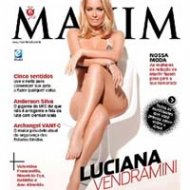 Ex-Paquita Luciana Vendramini na Capa da Maxim