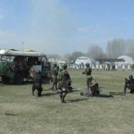 Ônibus Explode em Treinamento do Exército