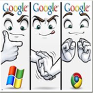 Surgimento do Simbolo do Google Chrome