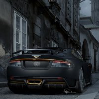 Aston Martin DB-S Ostenta Fibra de Carbono e Detalhes de Ouro