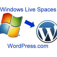 Windows Live Spaces Migra Blogs para WordPress.com