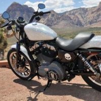 Harley-Davidson Sportster Cravejado Com Cristais Swarovski