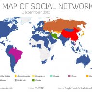 O Mapa Mundi das Redes Sociais